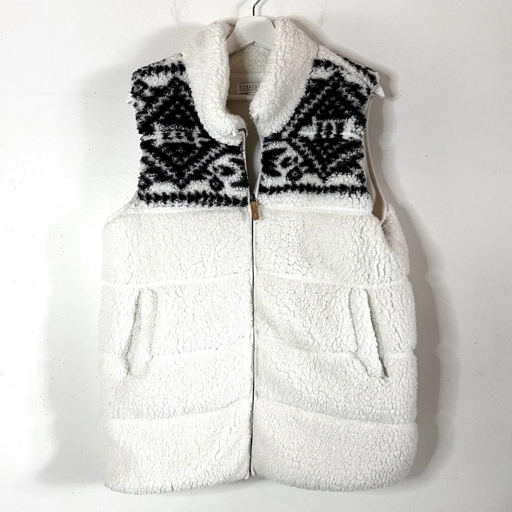 PJ Salvage Santa Fe Sherpa Vest L - Picture 4 of 12